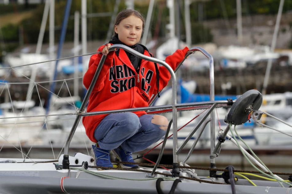 Greta Thunberg will mit dem Boot über den Atlantik reisen.