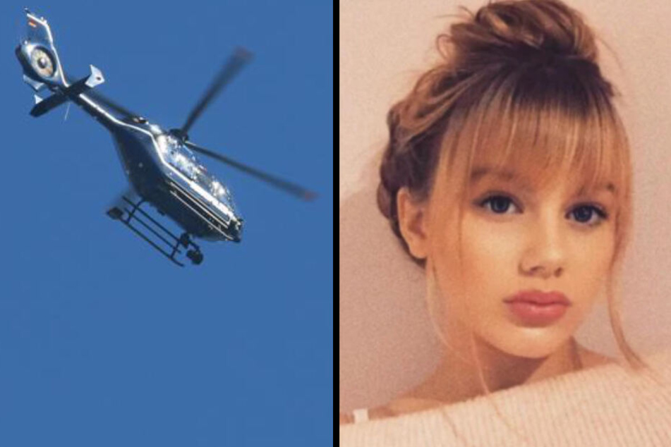 Über dem Britzer Garten kreiste vergangenen Mittwoch ein Polizeihubschrauber. (Bildmontage)