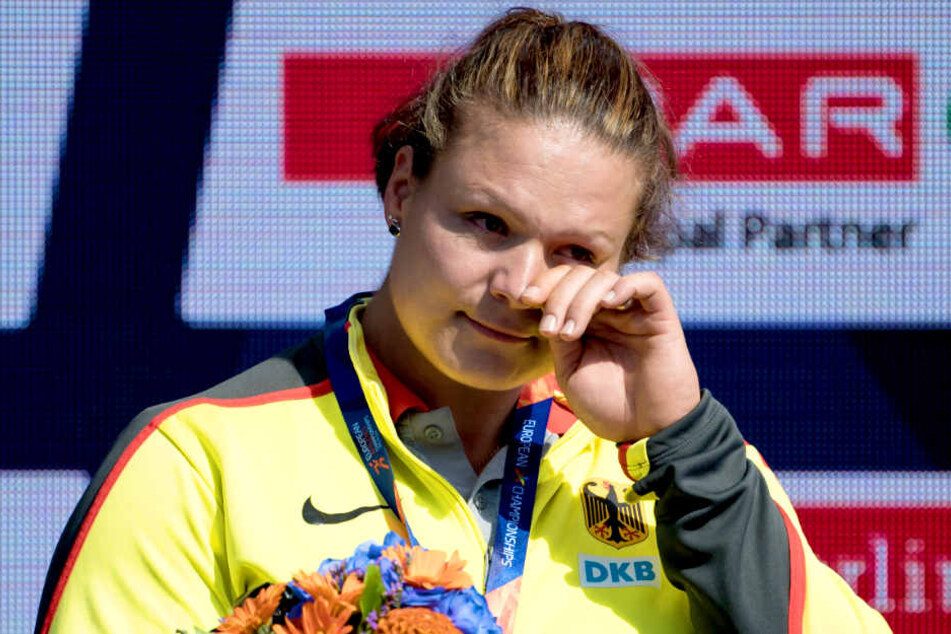 Kugelstoßerin Christina Schwanitz hatte sich unter anderem über die fehlende Anwesenheit der Kanzlerin bei der Leichtathletik-EM in Berlin beklagt.