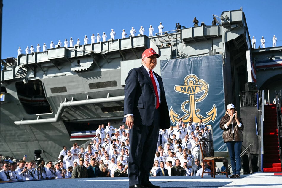 On Sunday, President Donald Trump gave a speech during an event celebrating the US Navy, in which he addressed the ongoing government shutdown.