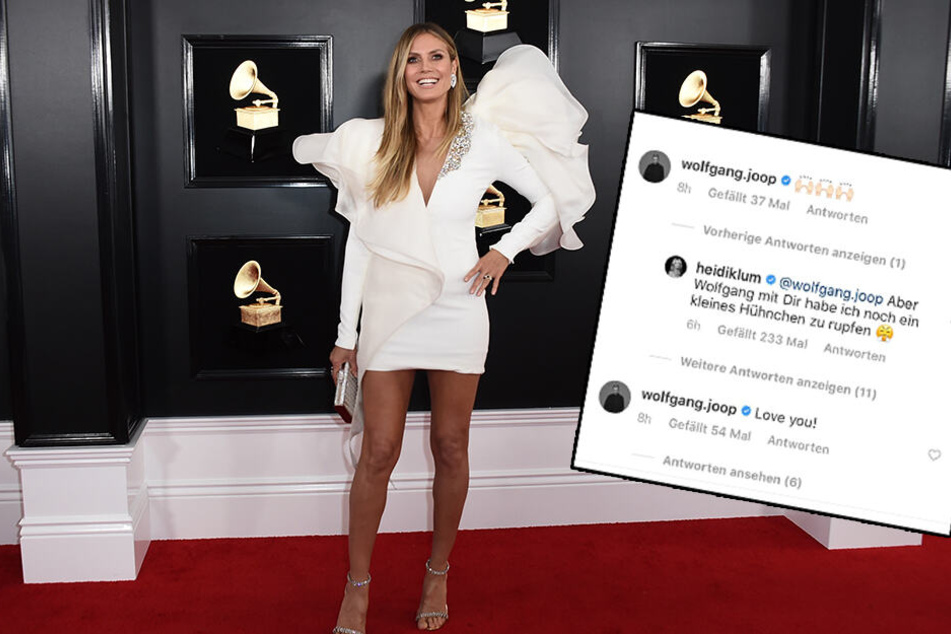 Heidi Klum will nach den Schlagzeilen ein Hühnchen mit Joop rupfen.