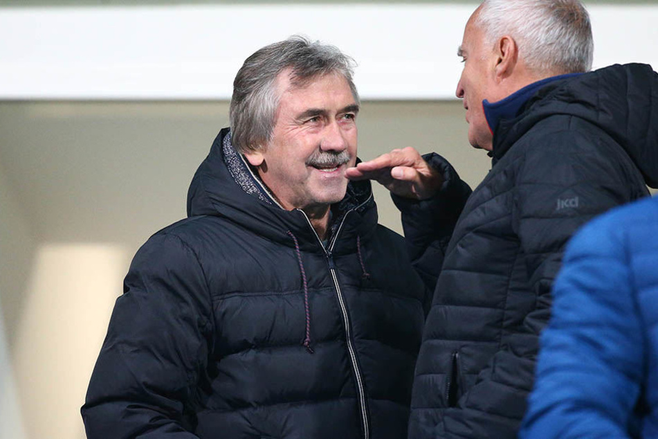 Beim Chemnitzer FC Ist Gerd Schädlich immer noch ein gern gesehener Gast auf der Tribüne.