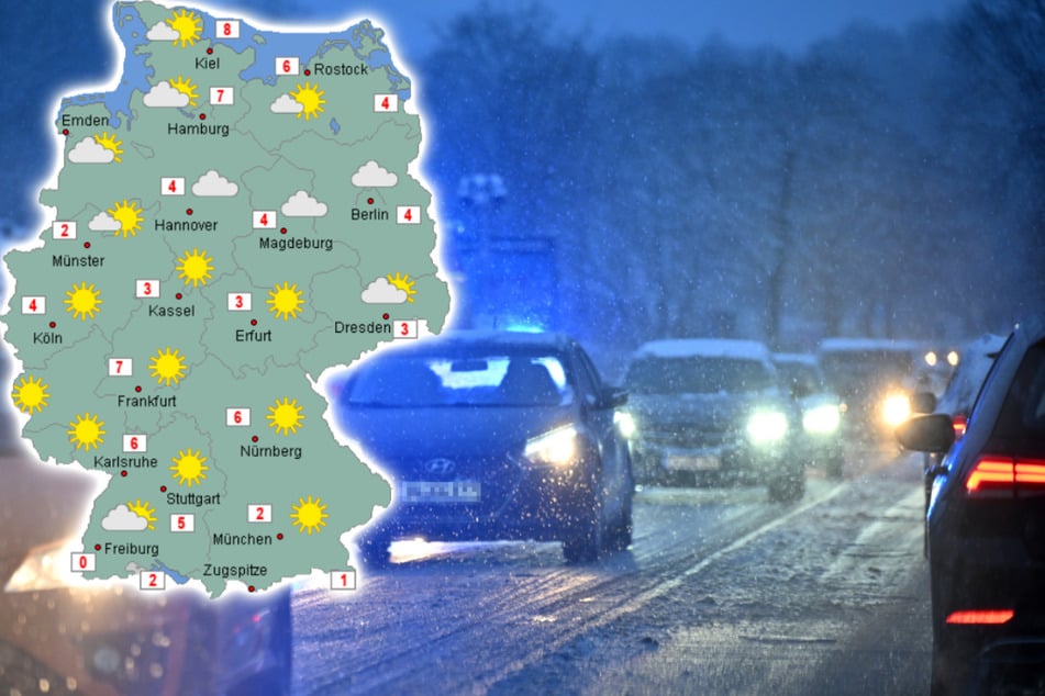 Autofahrer aufgepasst: Das Wochenende wird glatt und frostig