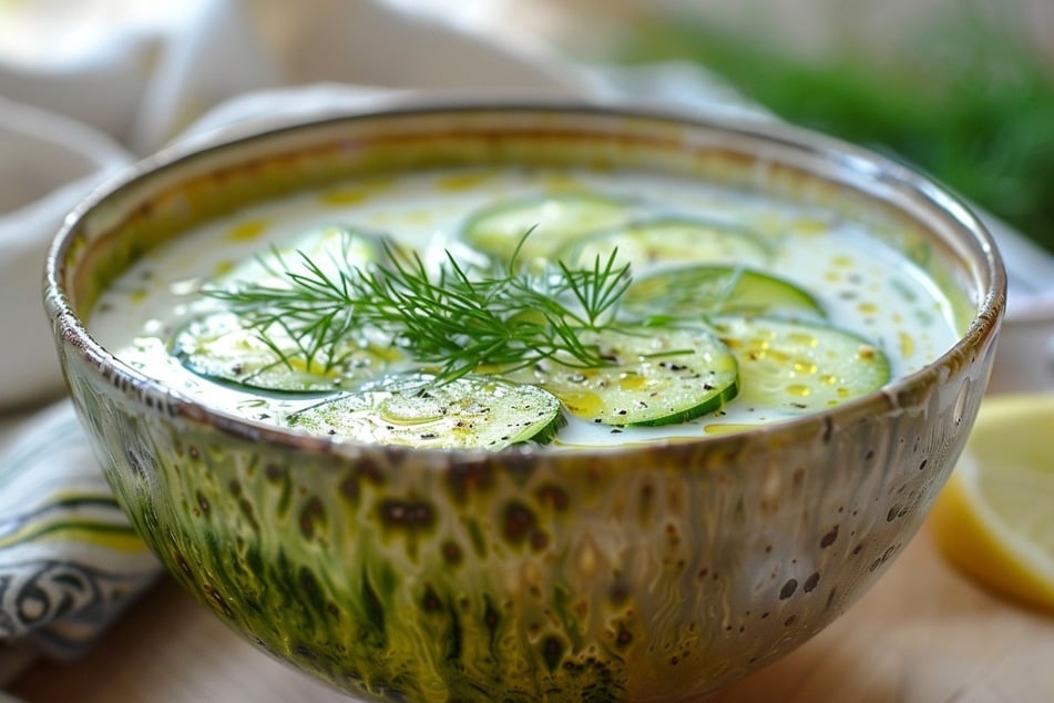 Rezept des Tages: Kalte Gurkensuppe mit Dill