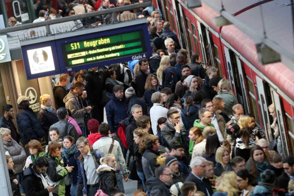 Die S-Bahnen sind gern genutzt.