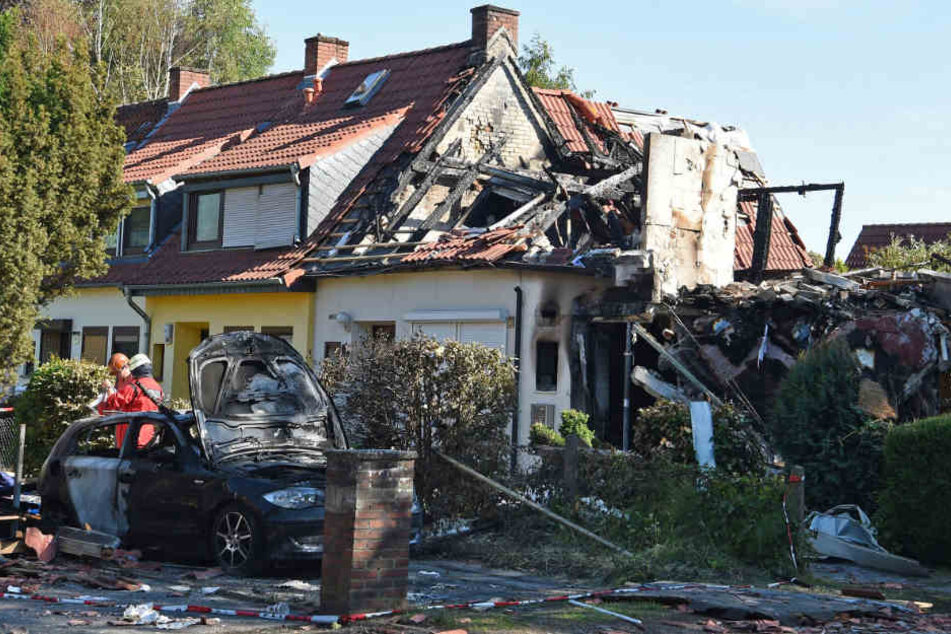 Bei der Explosion in dem Wohnhaus kamen drei Menschen ums Leben.