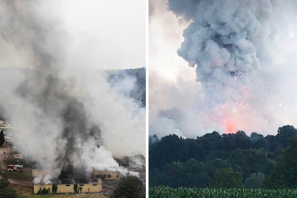 Feuerwerksfabrik fliegt in die Luft: Bis zu 189 Menschen eingeschlossen, 97 Verletzte, 2 Tote
