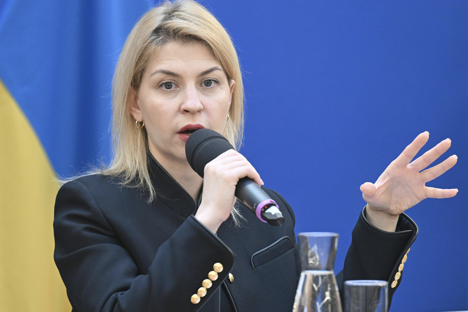 Olha Stefanischyna (38), ist Vizeregierungschefin der Ukraine.
