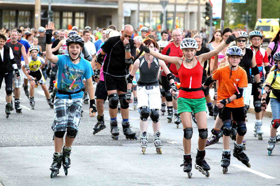 Zum dritten Mal in diesem Jahr sind die Nachtskater auf Inlinern unterwegs. Mittwoch geht es ab 19.50 Uhr zur Talsperre Euba.