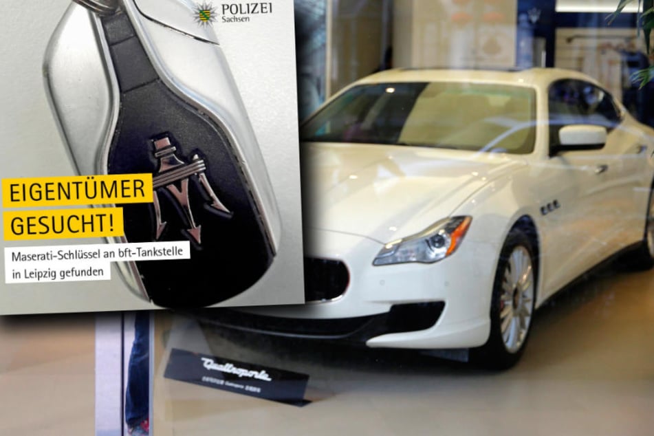 Ein ehrlicher Finder hat am Dienstag einen Maserati-Schlüssel bei der Polizei in Leipzig abgegeben.