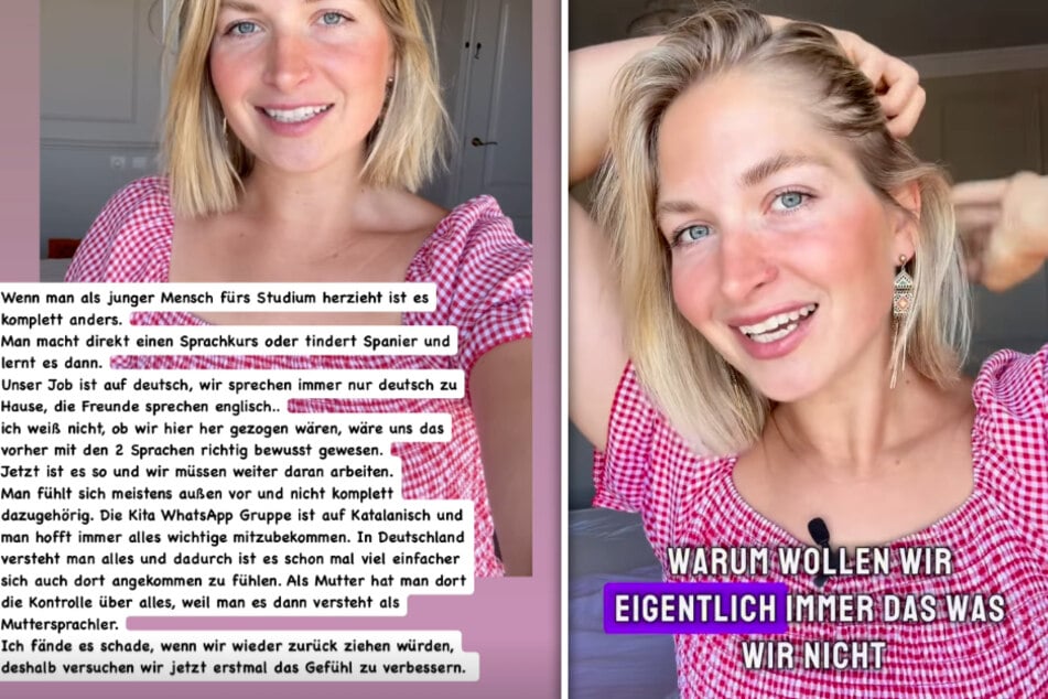 In einem Instagram-Reel erklärte Charlotte Weise (32), warum sie manchmal an der Auswanderung nach Spanien zweifle.