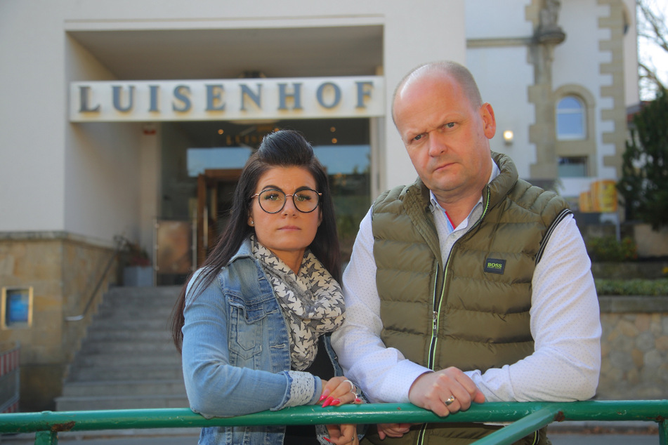 "Luisenhof"-Gastronom Carsten Rühle (53) und seine Frau Carolin (42) kochten für die Wilsdruffer Kameraden.