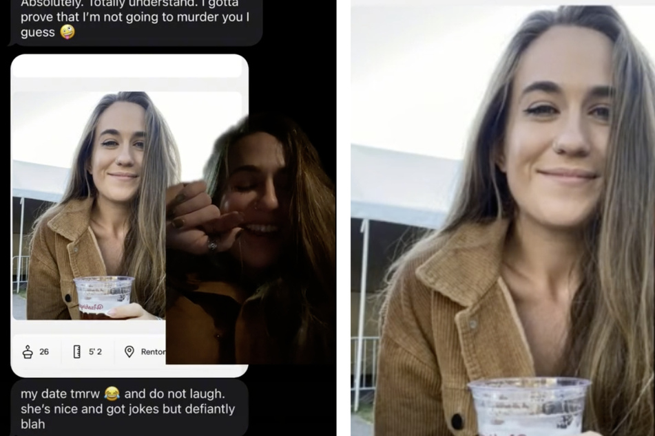 Frau will sich mit Typ zum Date verabreden, doch der begeht einen dummen Fehler