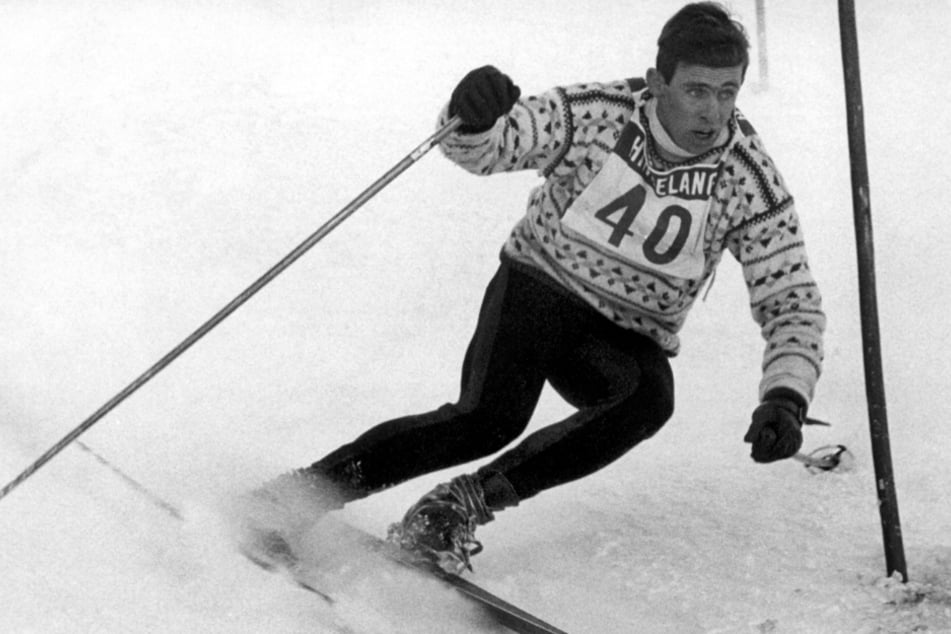 Der damalige Skiläufer Willy Bogner in Aktion beim Slalom der Herren in Bad Hindelang im Jahr 1966. (Archivbild)