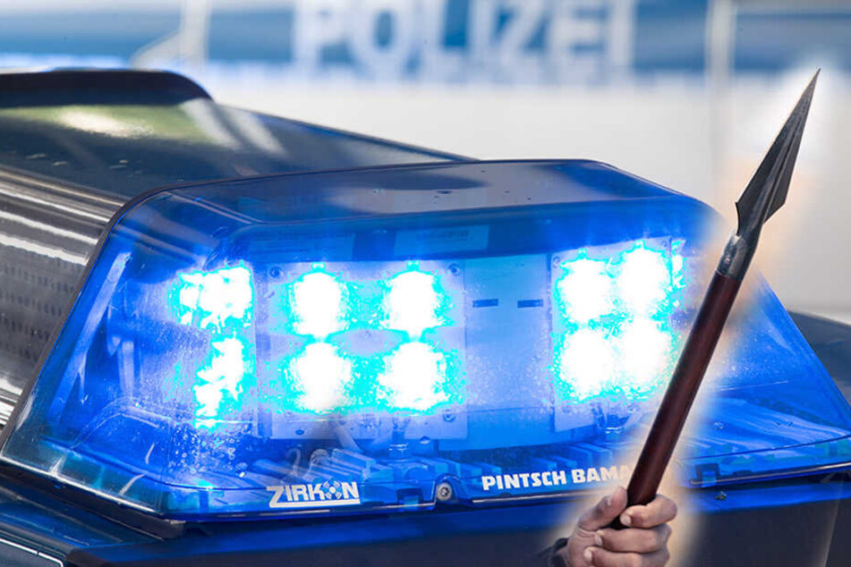 Der Mann war mit einem Speer bewaffnet. (Symbolbild)