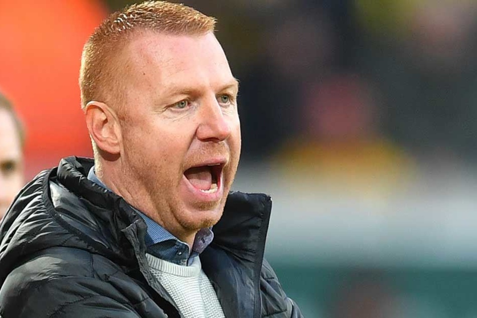 Dynamo Coach Maik Walpurgis kritisierte das Nachlassen seiner Mannschaft nach der Pause, sprach von Fahrlässigkeit.