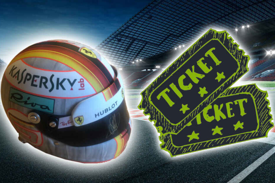 Zu gewinnen: Helm in Originalgröße von Sebastian Vettel oder 2 VIP-Tickets für das Rennen am 28. Juli.
