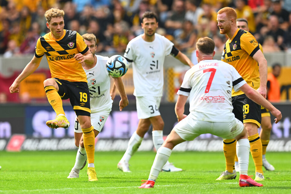 Trifft Jannik Mause (Nr. 7) wie gegen Dynamo Dresden nicht, bleibt der FC Ingolstadt in der 3. Liga punktlos.
