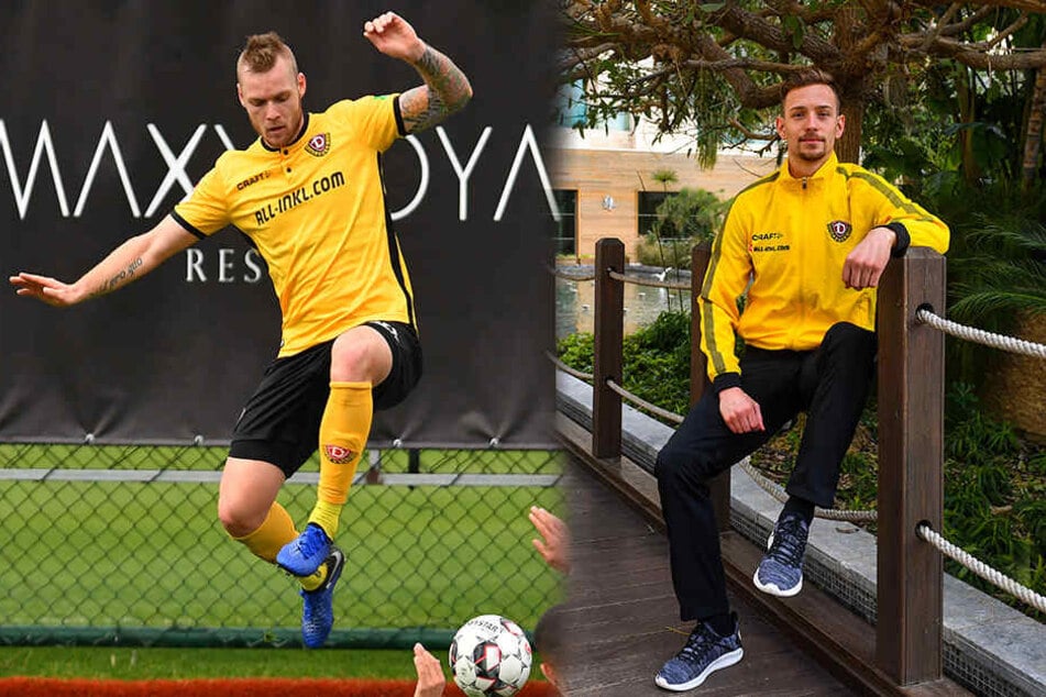 Brian Hamalainen (l.) und Jannik Müller sind neu im Mannschaftsrat.