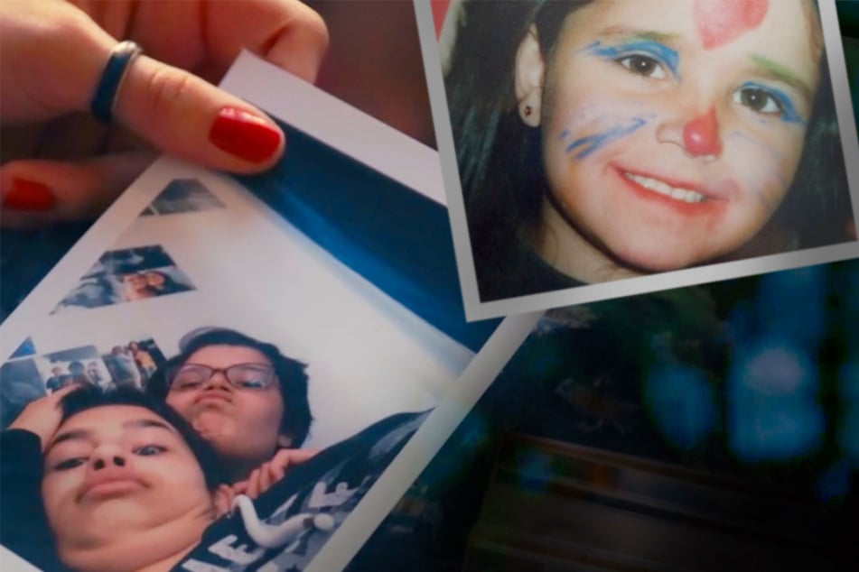 Bilder aus ihrer Jugend in der Wohngruppe und aus ihrer Kindheit. Auf den ersten Blick sieht man ihr darauf nicht an, dass zu Hause nichts normal war.