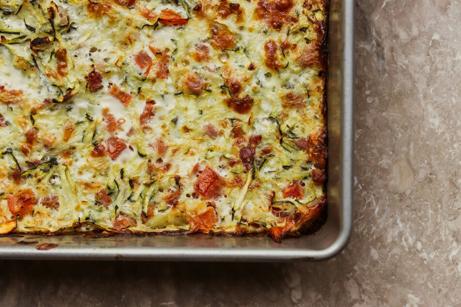 Throw your ingredients together and wack it in the oven – making frittata really is that easy!