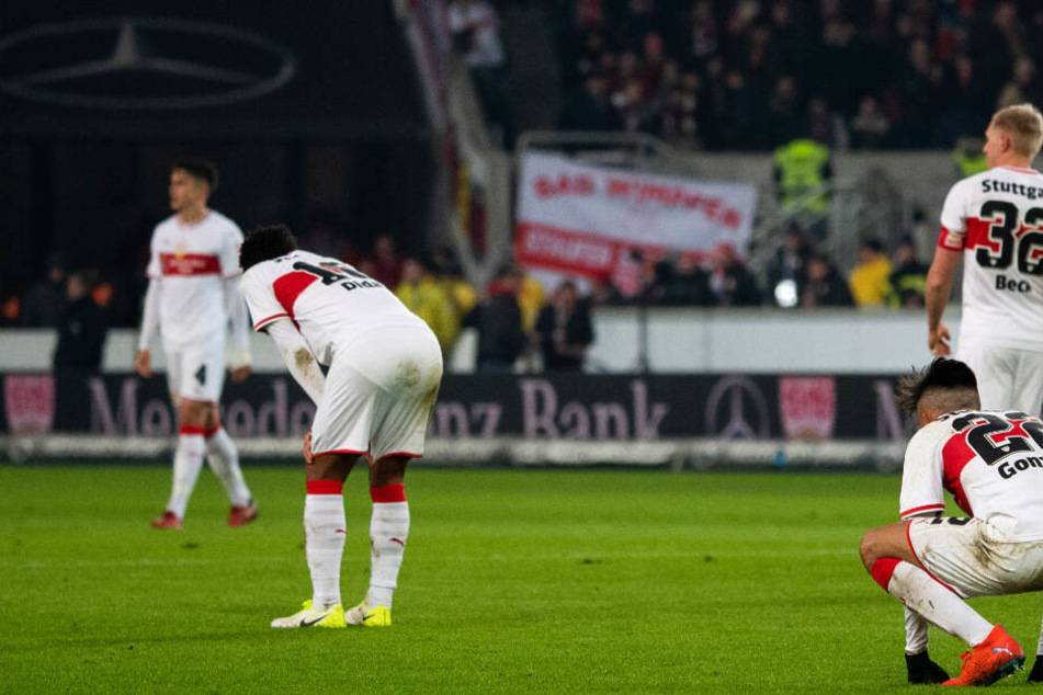 Niedergeschlagenheit beim VfB: Im letzten Moment gegen den SC Freiburg (2:2) den Befreiungsschlag verpasst.