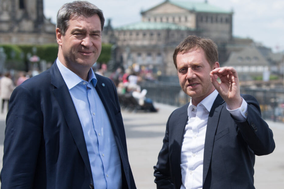 Zukunftstechnik und Kampf gegen Rechts: Bayern und Sachsen mit Schulterschluss
