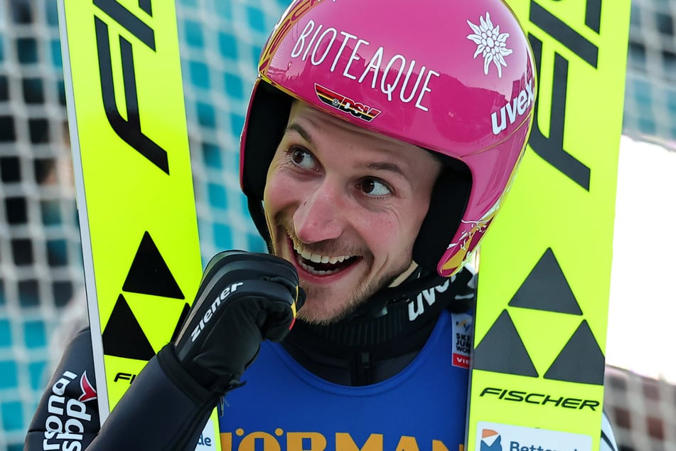 Felix Hoffmann (28) erlebte im zweiten Durchgang etwas, das kein Skispringer erleben möchte.