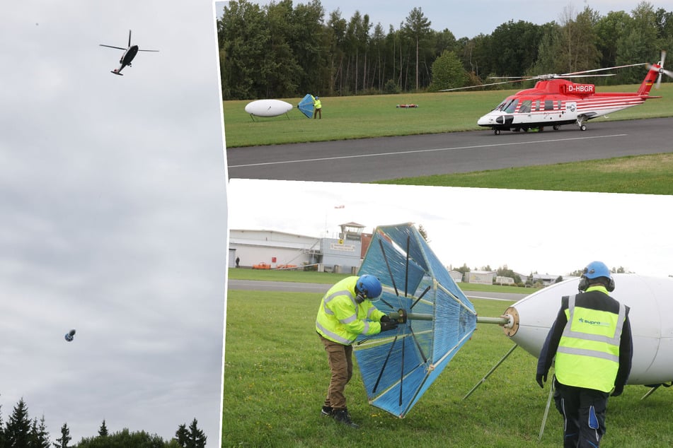Helikopter mit Hightech: Forscher suchen aus der Luft nach Erzen