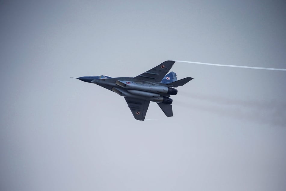 Ein MiG-29-Kampfjet der polnischen Luftwaffe. (Archivfoto)