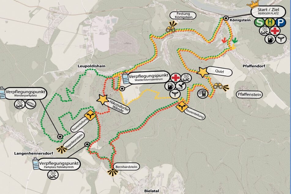 Die Routen locken mit Highlights, führen am Forststeig und Naturattraktionen wie Lilien- und Pfaffenstein, Quirl oder Napoleonstein entlang.