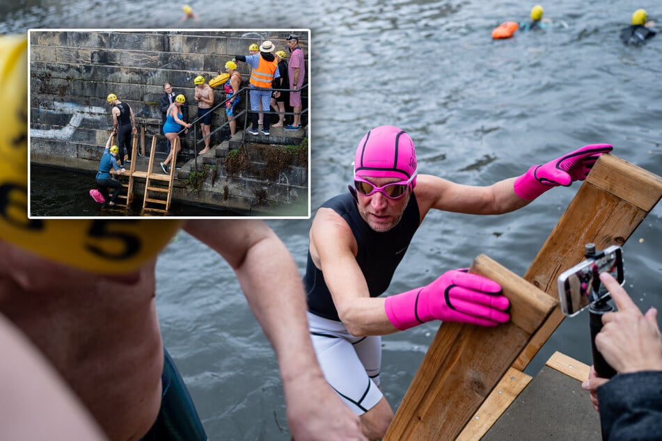 Trotz Bibber-Temperaturen: Darum schwimmen so viele in der Spree