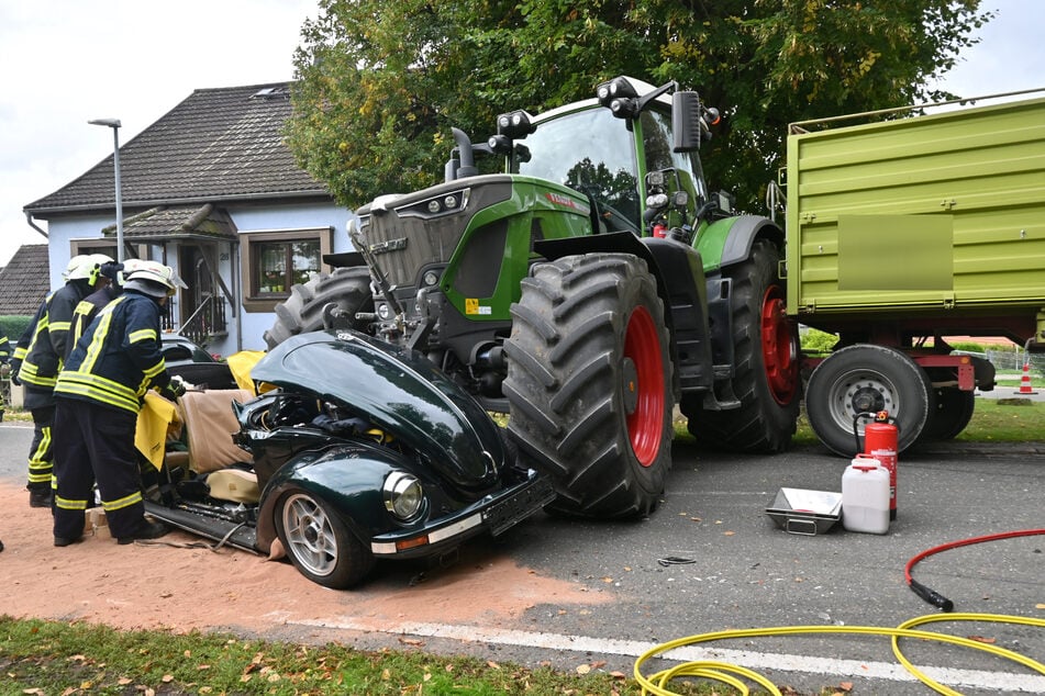 Im Eckartsbergaer Ortsteil Marienthal ist es am Montag zu einem schweren Unfall gekommen.