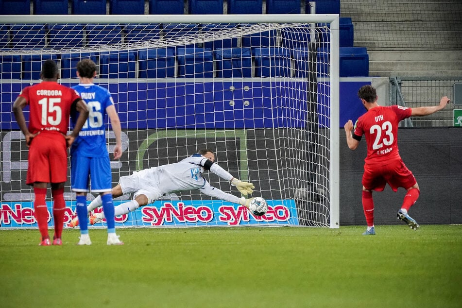 Kölns Mark Uth (28) verschoss gegen Hoffenheim erneut einen Elfmeter.