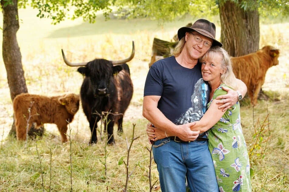 Lutz (53) und Steffi (55) lernten sich bei "Bauer und Frau" kennen und lieben. (Archivbild)