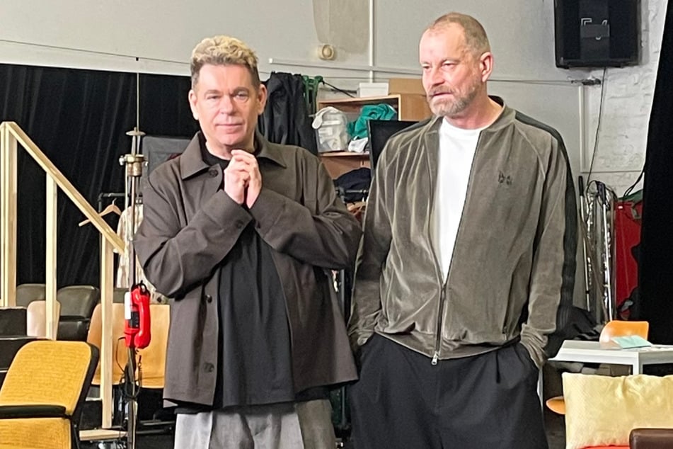 Peter Plate (58, l.) und Ulf Leo Sommer (55) verbringen aktuell viel Zeit im Proberaum.