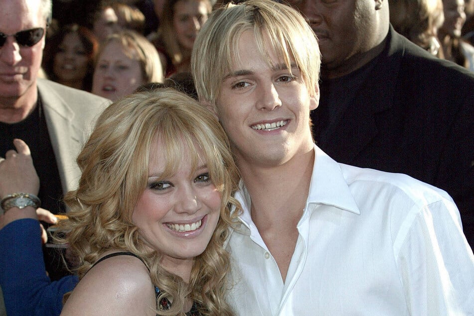 Lizzie McGuire star Hilary Duff (l.) paid tribute to her ex-boyfriend Aaron Carter on Instagram following the news of his tragic passing.