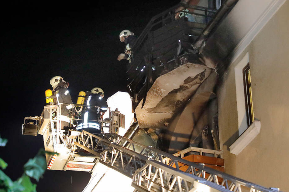 Das Feuer war in der dritten Etage ausgebrochen.