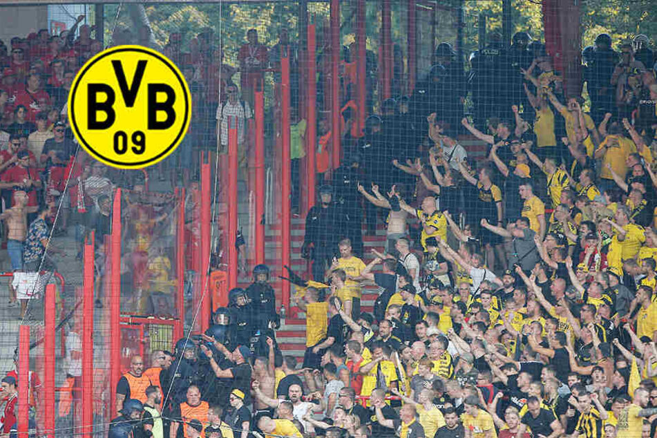 Panik im BVB-Fanblock beim Spiel gegen Union!