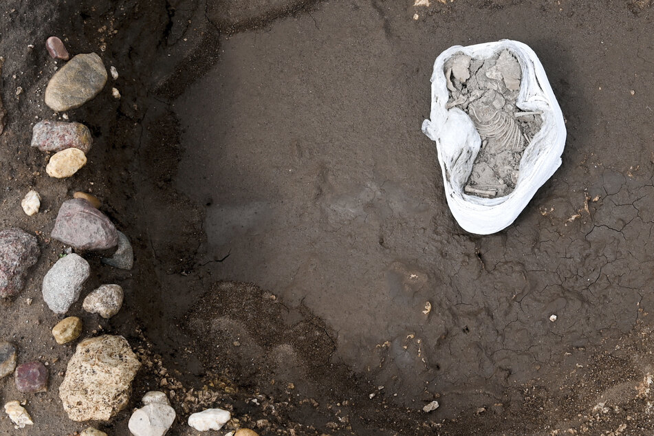 Herrschaftlicher Nachwuchs? Baby-Grab aus der Zeit der Himmelsscheibe entdeckt