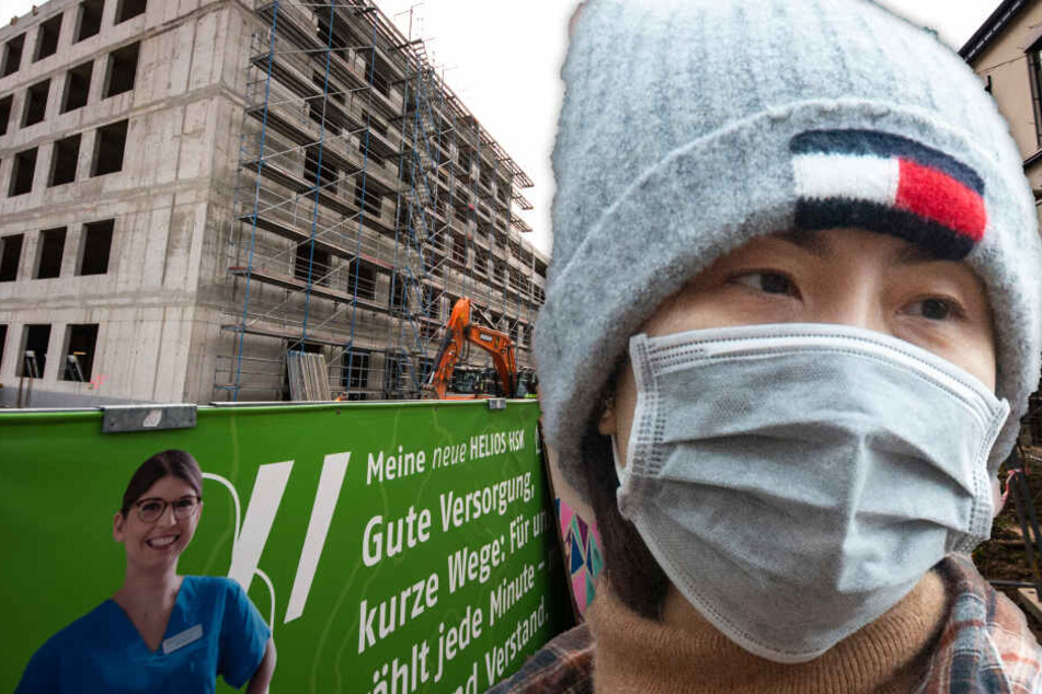 Fotomontage: Aktuell befindet sich auch in den Wiesbadener Helios-Dr.-Horst-Schmidt-Kliniken ein Patient mit Verdacht auf eine Coronavirus-Infektion.