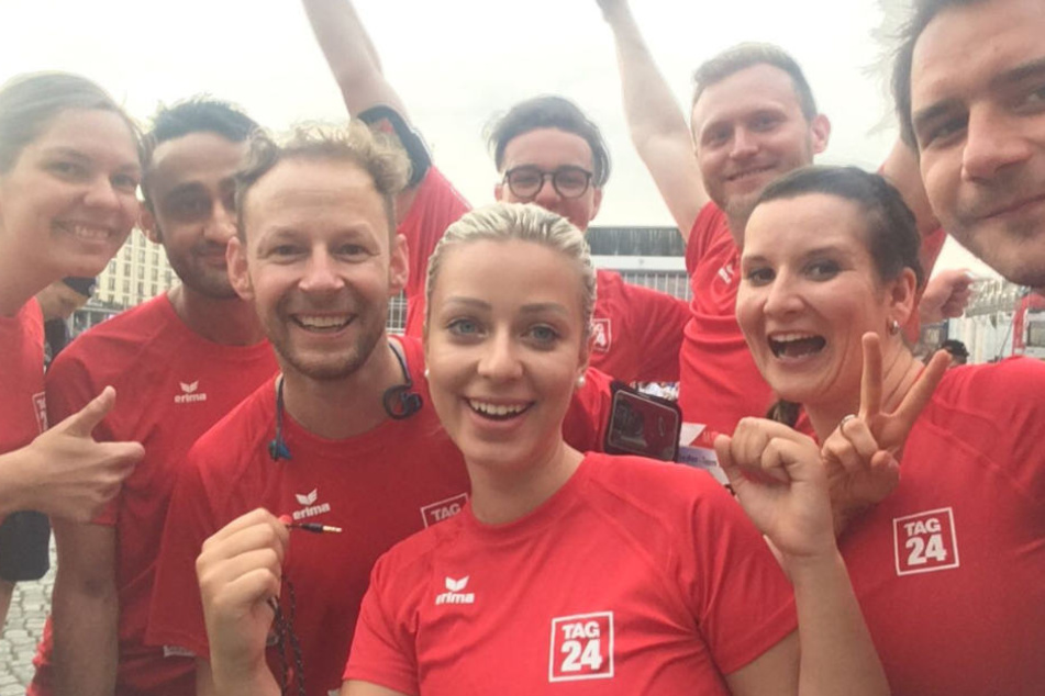 Auch ein Team von TAG24 machte sich auf die 5-Kilometer-Strecke der REWE-Team-Challenge.