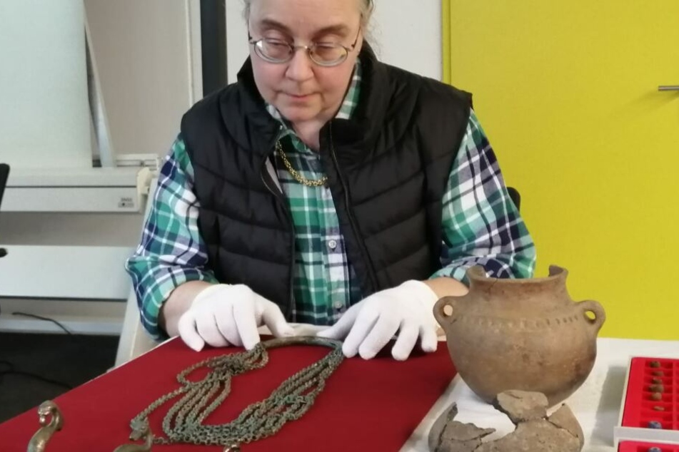 Gabriele Wagner hat den Schatz restauriert.
