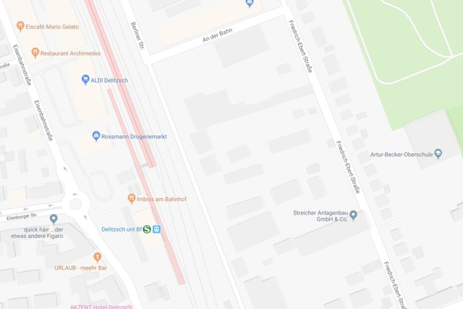 Der Beziehungsstreit ereignete sich am Delitzscher Bahnhof.
