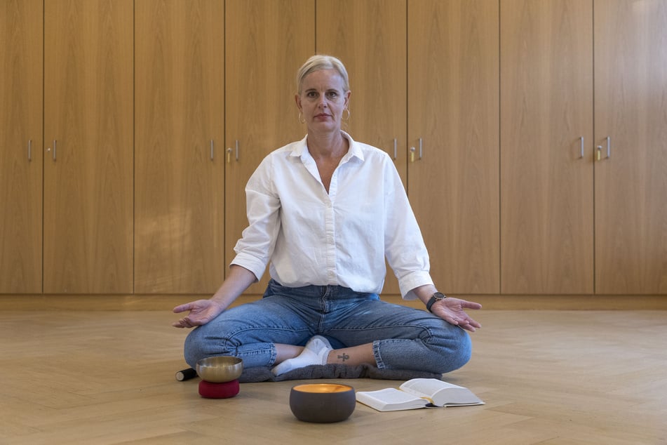 Meditationsleiterin Meike Griese-Storck (49) empfiehlt die Übungen denen, "die auf der Suche nach etwas sind".