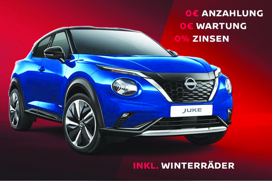 Eine Nummer kleiner ist der NISSAN Juke. Somit ist der Wagen perfekt für die Stadt geeignet.