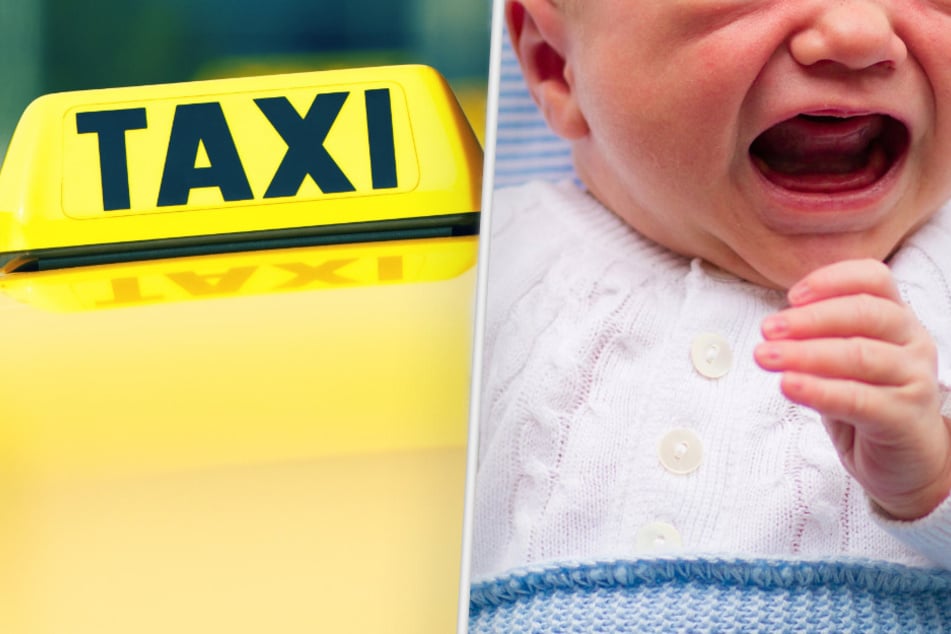 Der zwei Monate alte Säugling fiel aus dem Kindersitz des Taxis und stürzte zu Boden. (Symbolfoto)