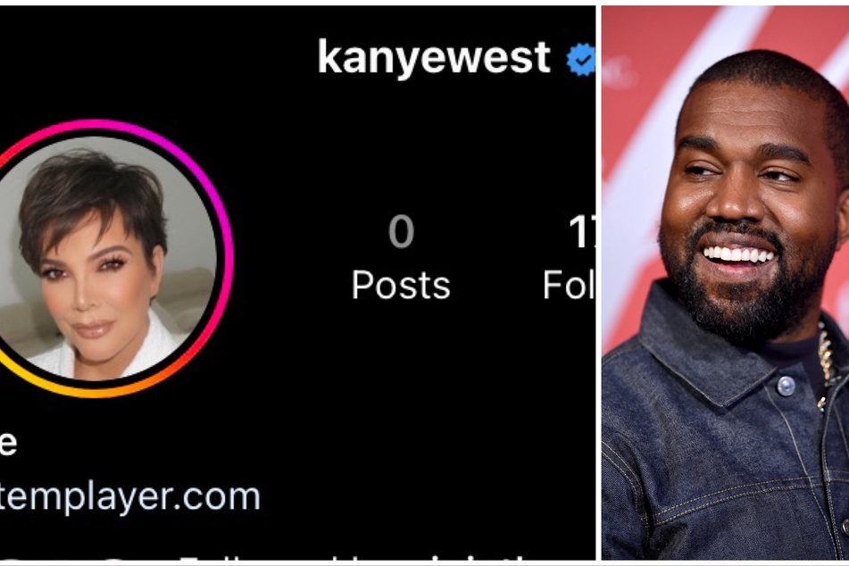 A changed man? Kanye "Ye" West dedicated his new Instagram profile pic to his ex mother-in-law Kris Jenner.