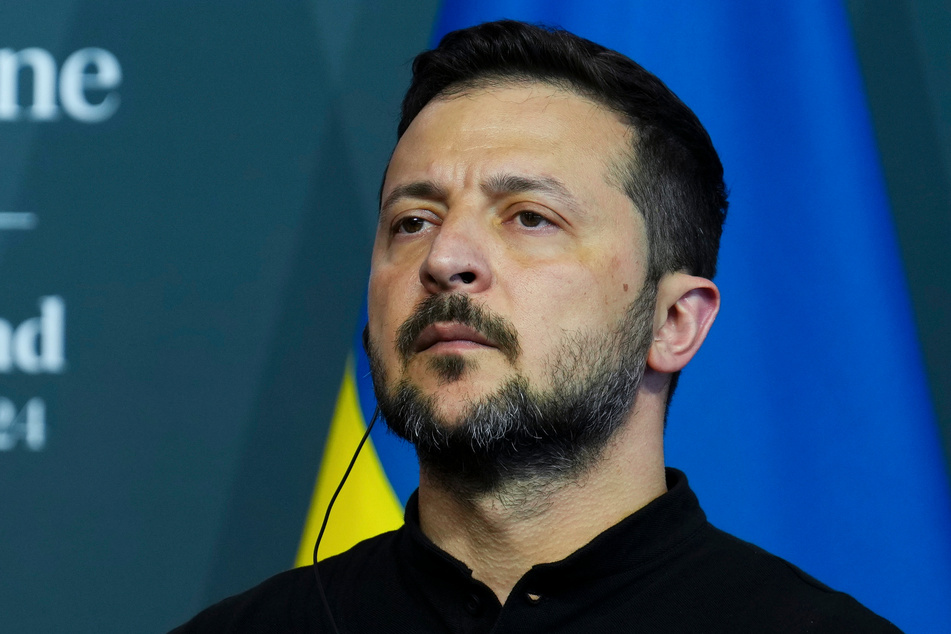 Der ukrainische Präsident Wolodymyr Selenskyj (46).