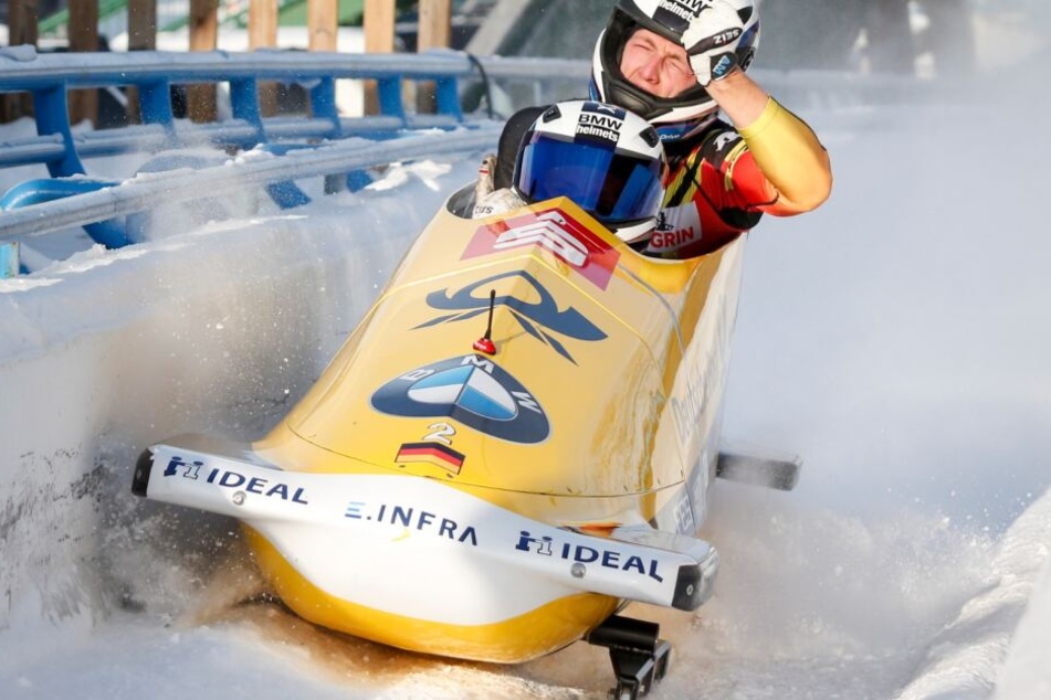Francesco Friedrich und sein Anschieber Thorsten Margis gewinnen auch in Calgary.